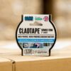 Clad tape with boxes