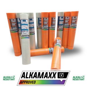 Alkamaxx rendermesh rolls in both white and orange in a row.