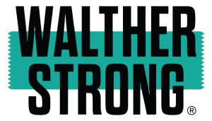 A logo of the Walther Strong Company