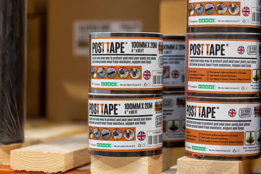 An image of posttape on the shelf