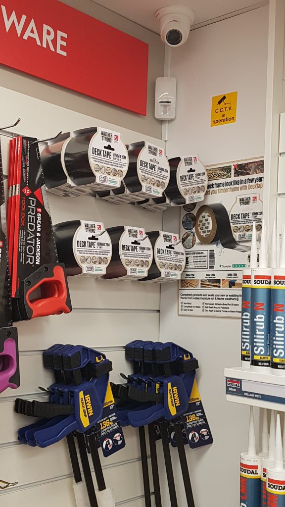 An image of deck tape in the Eurocell Branches.