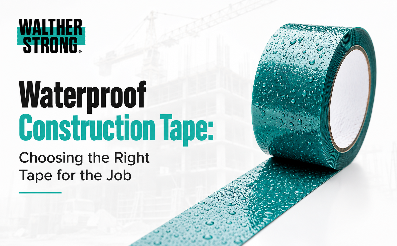 Waterproof Construction Tape: Choosing the Right Tape for the Job