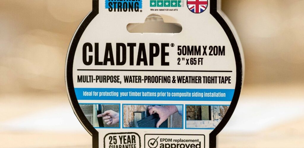 Clad tape with boxes